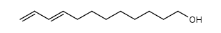 (E,Z)-9,11-dodecadien-1-ol结构式