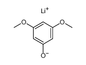 lithium 3,5-dimethoxyphenolate Structure