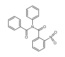 N-benzoyl-N-(2-nitro-benzoyl)-aniline Structure