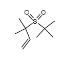 2-methylbut-3-en-2-yl t-butyl sulphone Structure