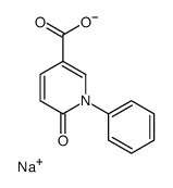 5-Carboxy-N-phenyl-2-1H-pyridone, Sodium Salt structure
