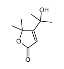 2(5H)-Furanone, 4-(1-hydroxy-1-methylethyl)-5,5-dimethyl- Structure