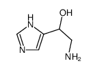 4(5)-(2-amino-1-hydroxyethyl)imidazole Structure