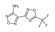 4-[5-(trifluoromethyl)-1,2,4-oxadiazol-3-yl]-1,2,5-oxadiazol-3-amine结构式