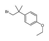 1-(1-bromo-2-methylpropan-2-yl)-4-ethoxybenzene Structure