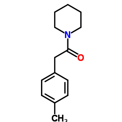 2-(4-Methylphenyl)-1-(1-piperidinyl)ethanone Structure