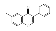 6-methyl-3-phenylchromen-4-one Structure