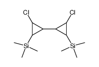 1-(2-chloro-3-trimethylsilyl-1-cyclopropyl)-2-chloro-3-trimethylsilylcyclopropane结构式