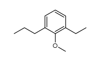 2-Ethyl-6-propylanisole Structure