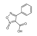 3-carboxy-4-phenyl-1,2,5-oxadiazole 2-oxide Structure