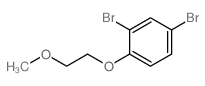 2,4-二溴-1-(2-甲氧基乙氧基)苯结构式