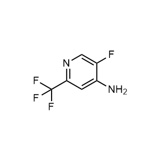 5-Fluoro-2-(trifluoromethyl)pyridin-4-amine Structure
