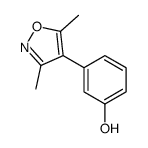 3-(3,5-dimethyl-1,2-oxazol-4-yl)phenol Structure