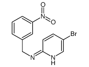 N-(3-硝基苄基)-5-溴吡啶-2-胺结构式