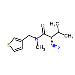 N-Methyl-N-(3-thienylmethyl)-L-valinamide结构式