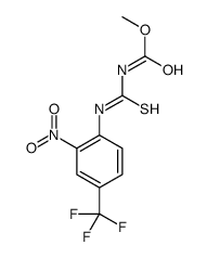N-methoxycarbonyl N'-2-nitro-4-trifluoromethylphenyl thiourea Structure