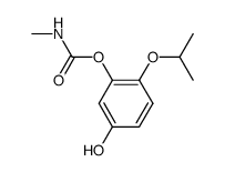 2-Isopropoxy-5-hydroxyphenyl-methylcarbamat结构式