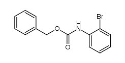 N-(2-bromophenyl)-O-benzyl carbamate结构式