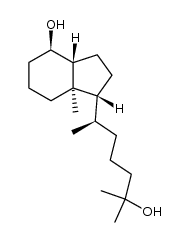 (1R,3aR,4R,7aR)-1-((R)-6-hydroxy-6-methylheptan-2-yl)-7a-methyloctahydro-1H-inden-4-ol Structure