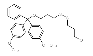 3'-o-[(dimethoxytrityl)propyl][3-hydroxypropyl]disulfide Structure