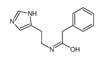 N-[2-(1H-imidazol-5-yl)ethyl]-2-phenylacetamide结构式