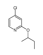 2-butan-2-yloxy-4-chloropyridine结构式