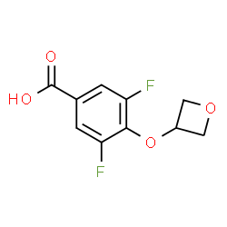 3,5-Difluoro-4-(oxetan-3-yloxy)benzoic acid Structure