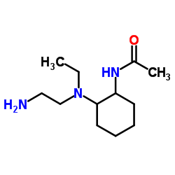 N-{2-[(2-Aminoethyl)(ethyl)amino]cyclohexyl}acetamide结构式