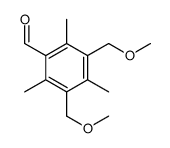 3,5-bis(methoxymethyl)-2,4,6-trimethylbenzaldehyde结构式