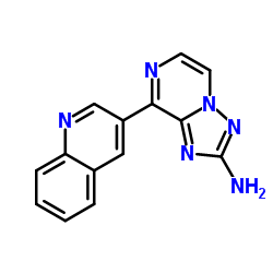 8-(3-Quinolinyl)[1,2,4]triazolo[1,5-a]pyrazin-2-amine结构式