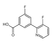 3-fluoro-5-(3-fluoropyridin-2-yl)benzoic acid结构式