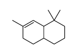 4,4,6-trimethyl-2,3,4a,7,8,8a-hexahydro-1H-naphthalene Structure