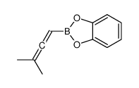 2-(3-methylbuta-1,2-dienyl)-1,3,2-benzodioxaborole结构式