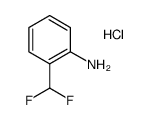 2-(二氟甲基)苯胺盐酸盐结构式