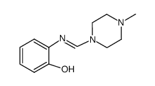 2-(((4-methylpiperazin-1-yl)methylene)amino)phenol Structure