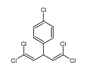 1,1,5,5-tetrachloro-3-(4-chlorophenyl)penta-1,4-diene Structure