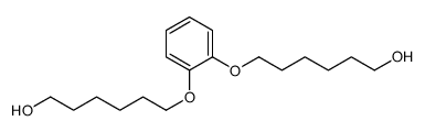 6-[2-(6-hydroxyhexoxy)phenoxy]hexan-1-ol结构式