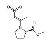 methyl (1-nitroprop-1-en-2-yl)-D-prolinate Structure