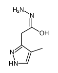 1H-Pyrazole-3-acetic acid,4-methyl-,hydrazide structure