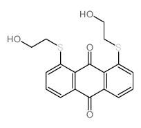 9,10-Anthracenedione,1,8-bis[(2-hydroxyethyl)thio]- Structure