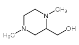 (1,4-dimethyl-2-piperazinyl)methanol structure