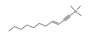 Trimethyl(undec-3-en-1-ynyl)silane Structure