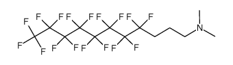 Dimethyl-(4,4,5,5,6,6,7,7,8,8,9,9,10,10,11,11,11-Heptadecafluoro-undecyl)amine Structure