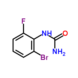 N-(2-Bromo-6-fluorophenyl)urea Structure