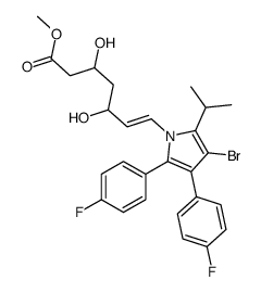 7-(3-bromo-4,5-bis(4-fluorophenyl)-2-(1-methylethyl)-1H-pyrrol-1-yl)-3,5-dihydroxy-6-heptenoic acid methyl ester picture