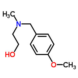 2-[(4-Methoxybenzyl)(methyl)amino]ethanol结构式