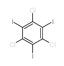 1,3,5-Trichloro-2,4,6-triiodobenzene structure