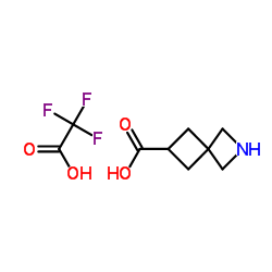 2-azaspiro[3.3]heptane-6-carboxylic acid trifluoroacetate structure