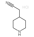 2-(Piperidin-4-yl)acetonitrile hydrochloride structure
