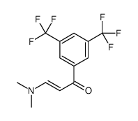 1-[3,5-bis(trifluoromethyl)phenyl]-3-(dimethylamino)prop-2-en-1-one结构式